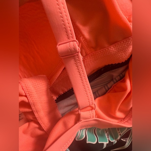 Zero X Posur Bra dress bathing suit XL black floral lightweight stretch - Picture 9 of 15